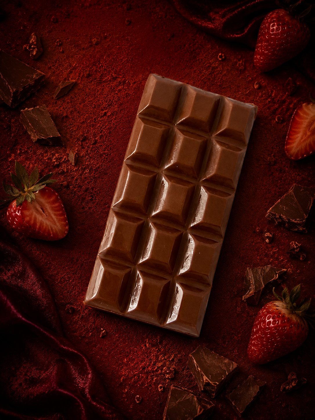 Escarlata - Chocolate 50% con Fresa y Leche