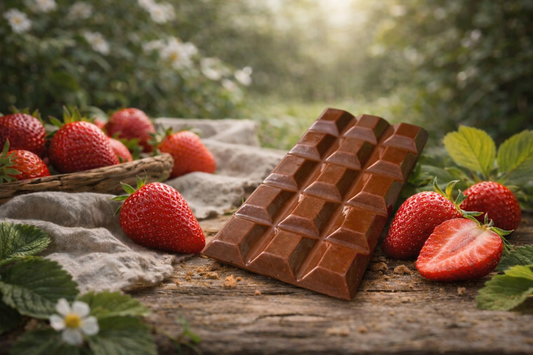 Chocolate 50% con Fresa y Leche