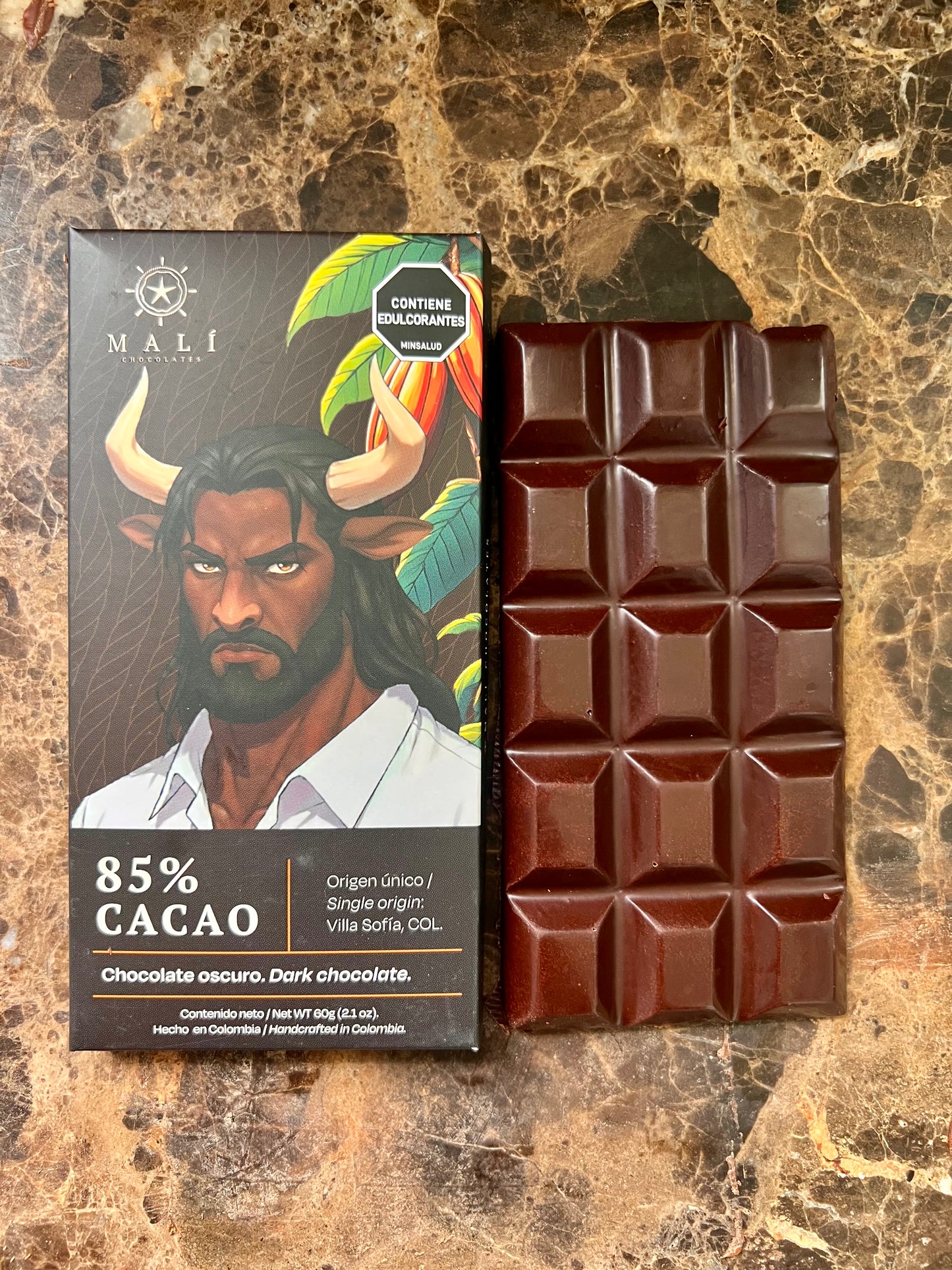 Chocolate oscuro 85% con alulosa