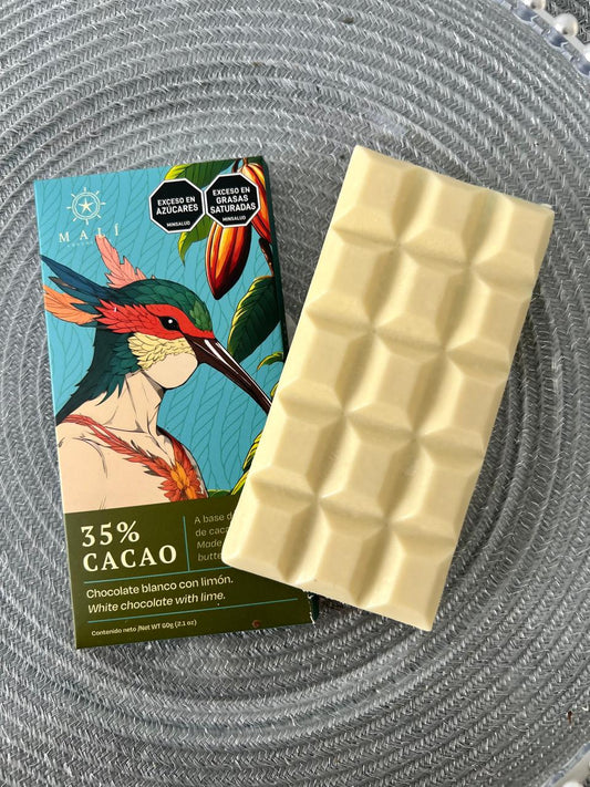 Chocolate blanco 35% con Limón