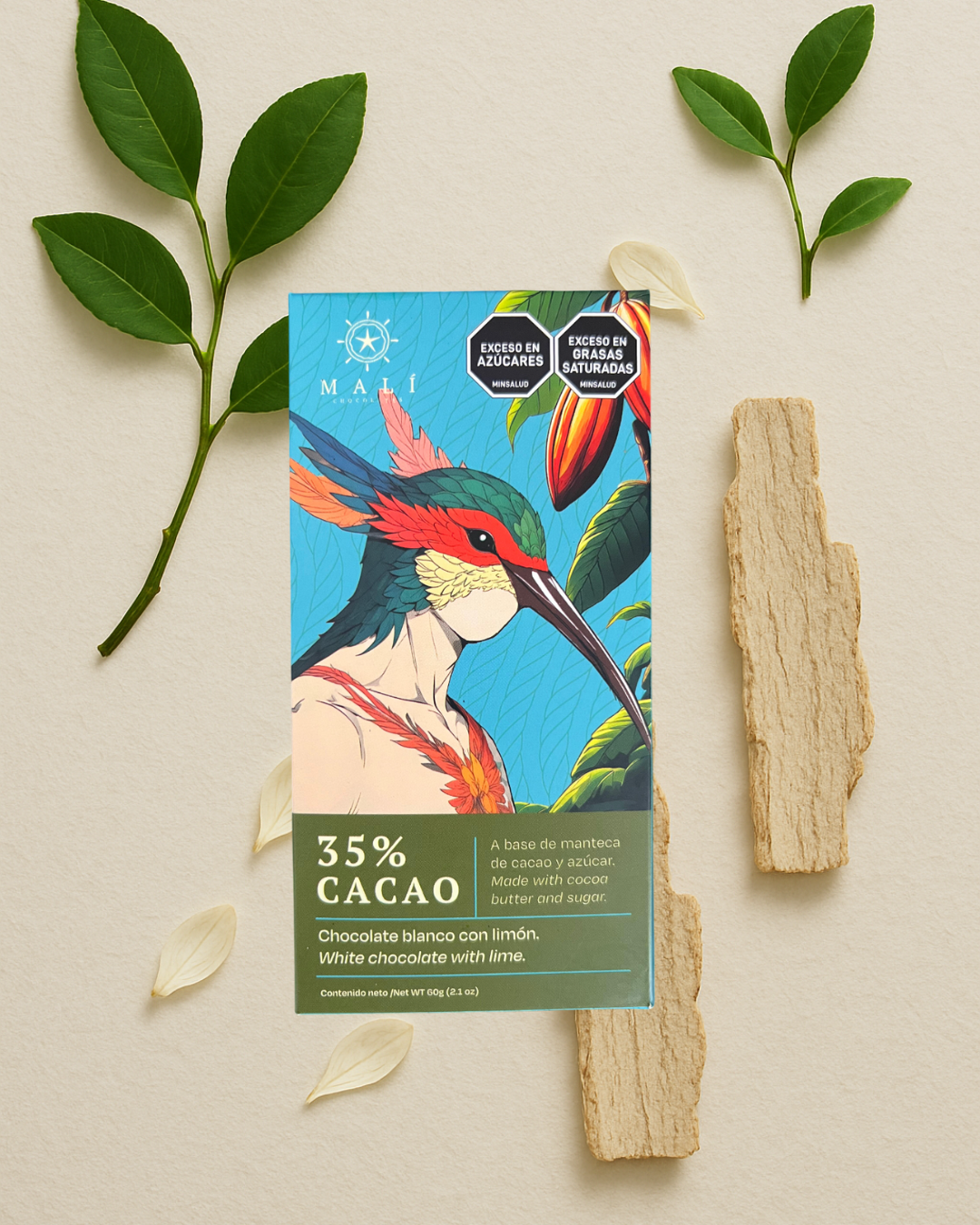 Chocolate blanco 35% con Limón