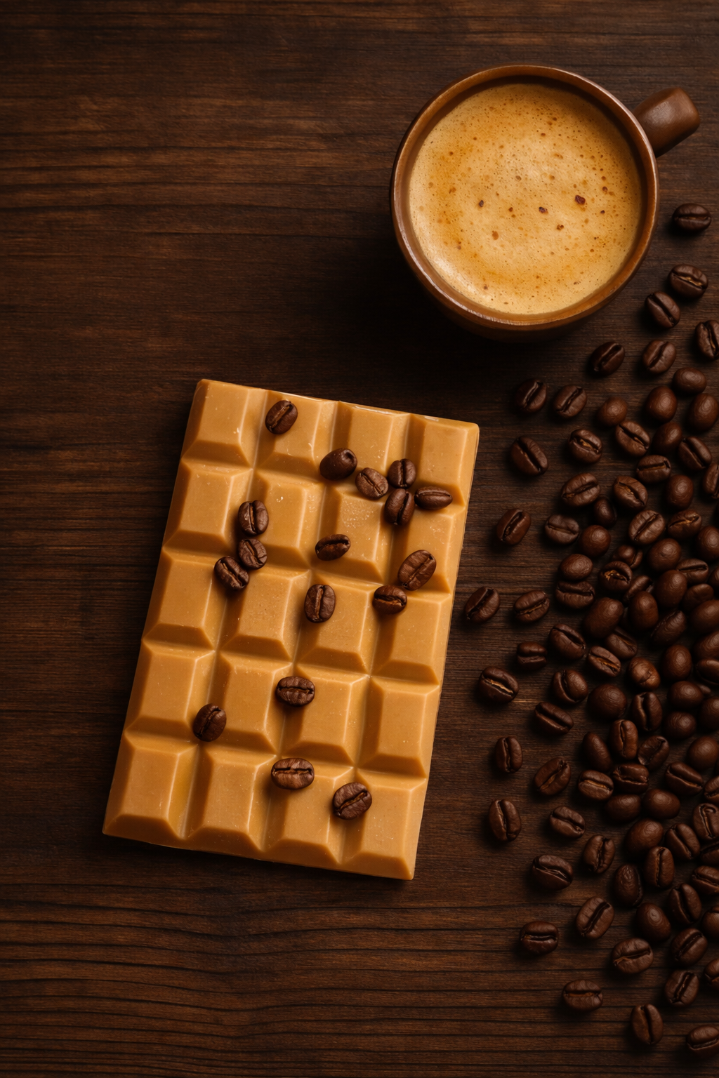 Chocolate Blanco 40% con Café