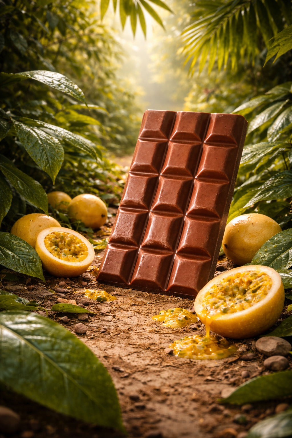 Chocolate 50% con Maracuyá y Leche